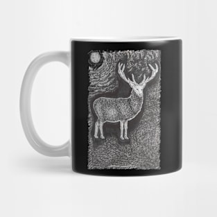 Deer at Night Mug